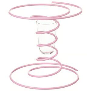 Gustaf Westman IKEA VINTERFINT Pink Spiral Flower Vase 12 ¼" Limited Edition NEW